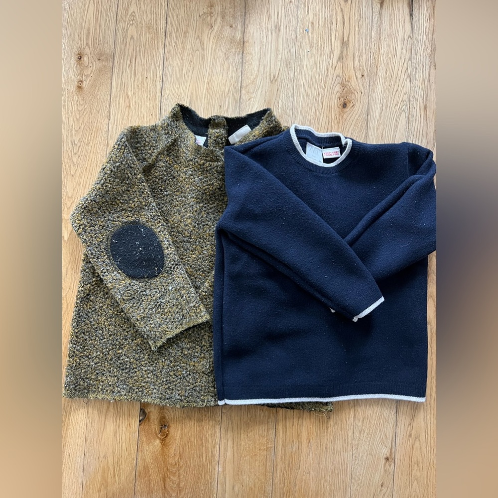 (2) Zara Baby Sweaters 12-18months